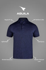 CATIONIC MEN GOLF POLO NAVY BLUE