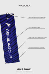 GOLF TOWEL ROYAL BLUE