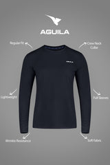 WOMEN LONGSLEEVE SHIRT DEEP BLUE