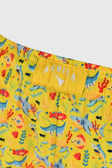 KIDS WAVE RIDE SHORT YELLOW