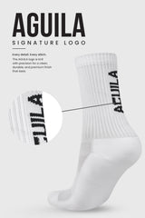 AGUILA LONG SOCKS WHITE