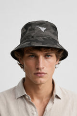 BUCKET CAP BLACK CAMO