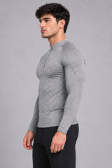 Stride Tech Performance Quarter-Zip Midlayer Grey