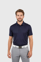 Moderno Knit Navy Golf Polo