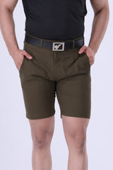 GOLF SHORTS OLIVE GREEN-MS