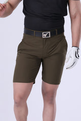 GOLF SHORTS OLIVE GREEN-MS