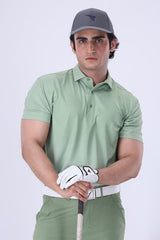 Pastel Pine Golf Polo