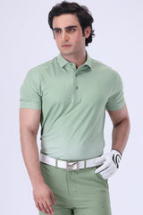 Pastel Pine Golf Polo