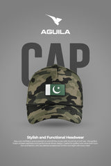 Pakistan Cap Green Camo