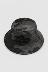 BUCKET CAP BLACK CAMO