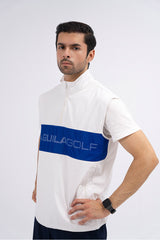 CHALECO PACKABLE WHITE GOLF SLEEVE-LESS