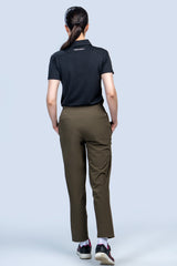 Women Golf Pants Olive Green