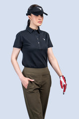 Women Golf Pants Olive Green
