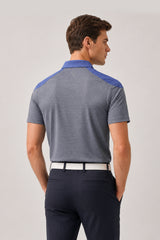 CUT AWAY MEN GOLF POLO GREYBLUE