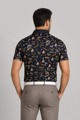 CIGAR MEN GOLF POLO NAVY