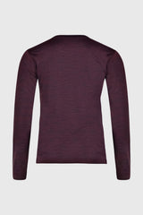 WOMEN GYM LONGSLEEVE SHIRT BURGUNDY