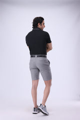 Nectar Coal Black C Stripe Golf Polo