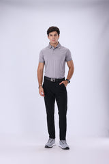 Moderno Knit Silver Grey Golf Polo