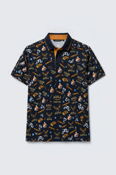 CIGAR MEN GOLF POLO NAVY
