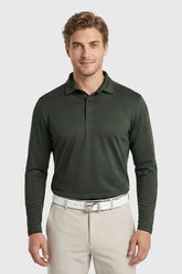Midnight Men LS Golf Polo
