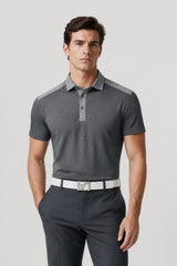 CUT AWAY MEN GOLF POLO Dark Grey