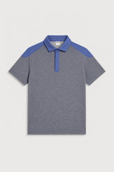 CUT AWAY MEN GOLF POLO GREYBLUE
