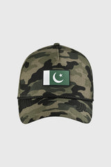 Pakistan Cap Green Camo