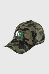 Pakistan Cap Green Camo