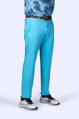 GOLF PANTS AQUA BLUE