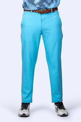 GOLF PANTS AQUA BLUE