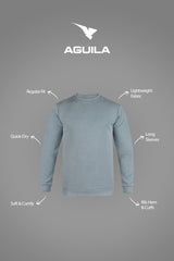 AGUILA ESSENTIAL SWEATSHIRT BELGIAN BLUE