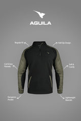 SCOUT MIDLAYER BLACK / ARMY GREEN