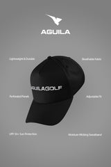 GOLF CAP PRO BLACK