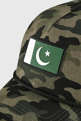 Pakistan Cap Green Camo