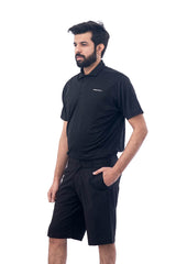 ANTIGUO BLACK GOLF POLO