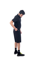 ANTIGUO BLACK GOLF POLO