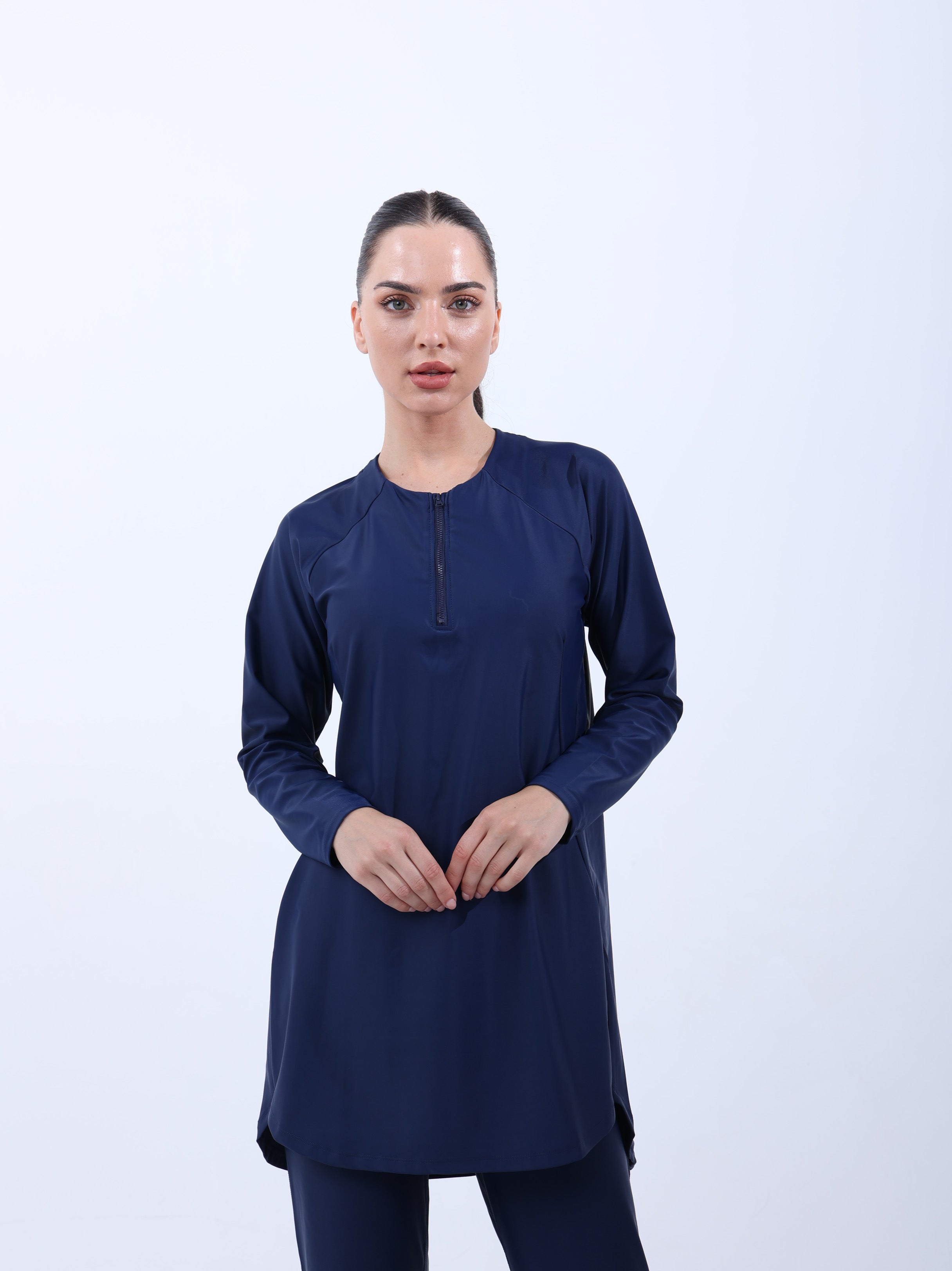 Hydro Steam Navy Top