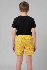 KIDS WAVE RIDE SHORT YELLOW