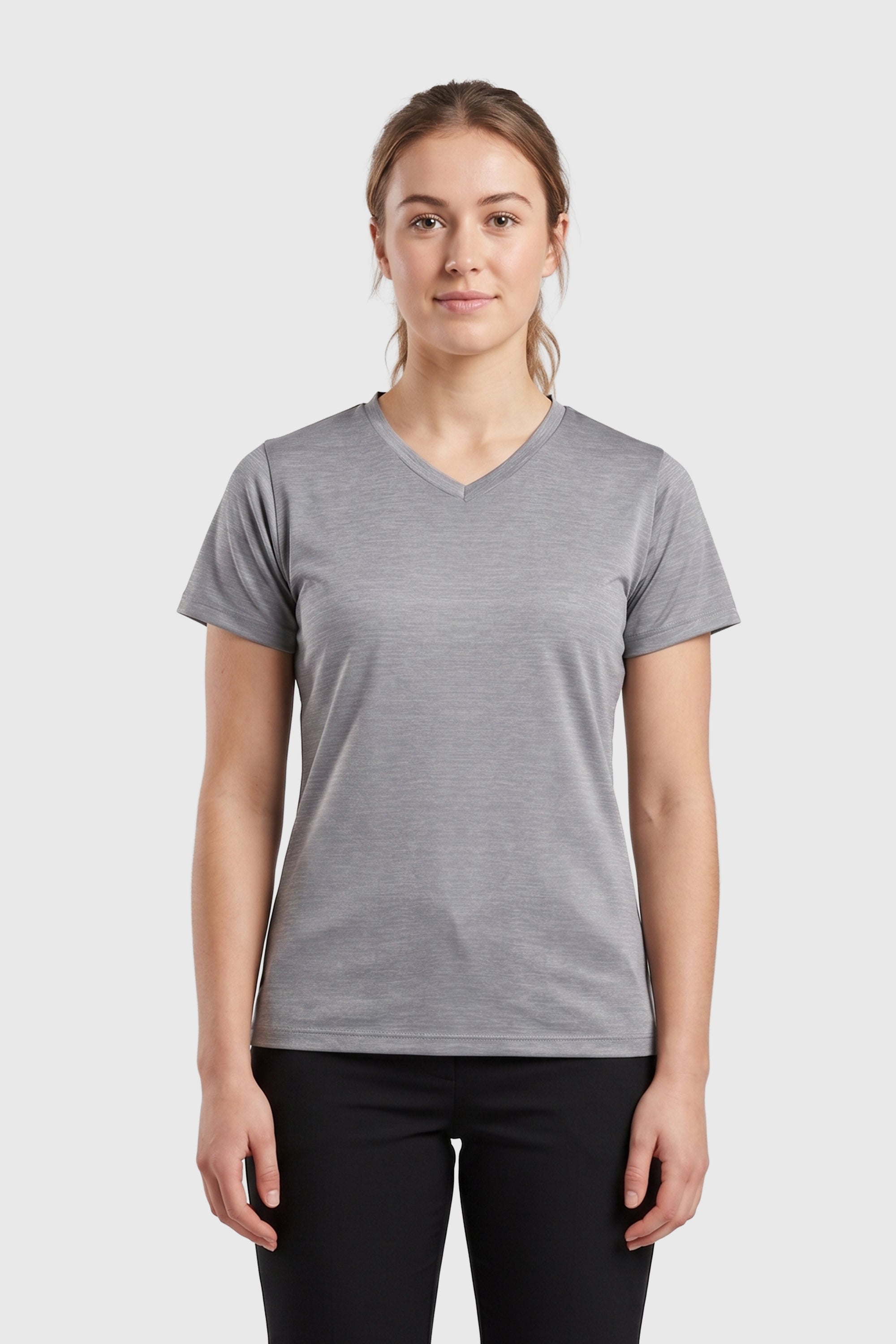 POWER FEMME T-SHIRT LIGHT GREY