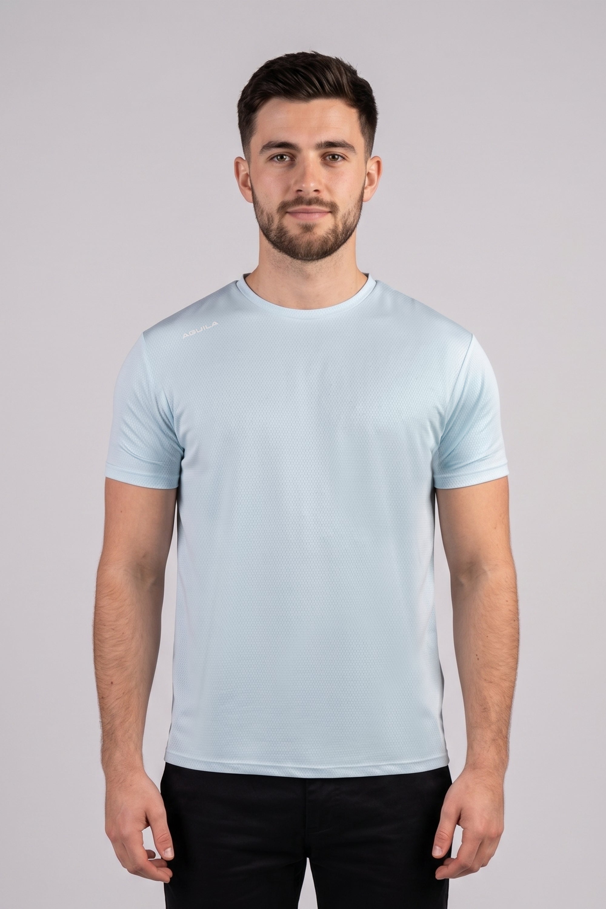 BUZZFIT T SHIRT PALE BLUE