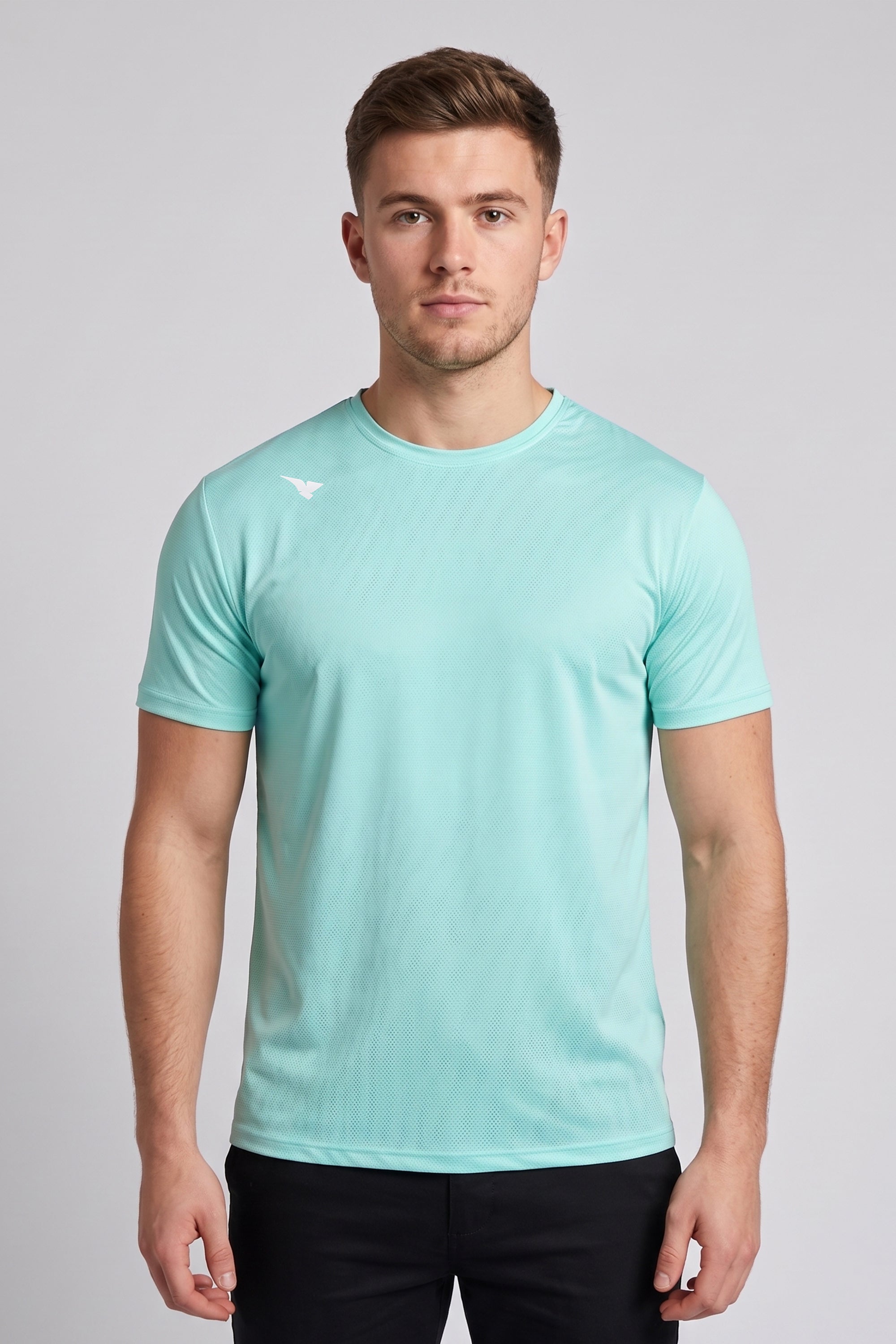 IRON LIFT T SHIRT WATER BLUE