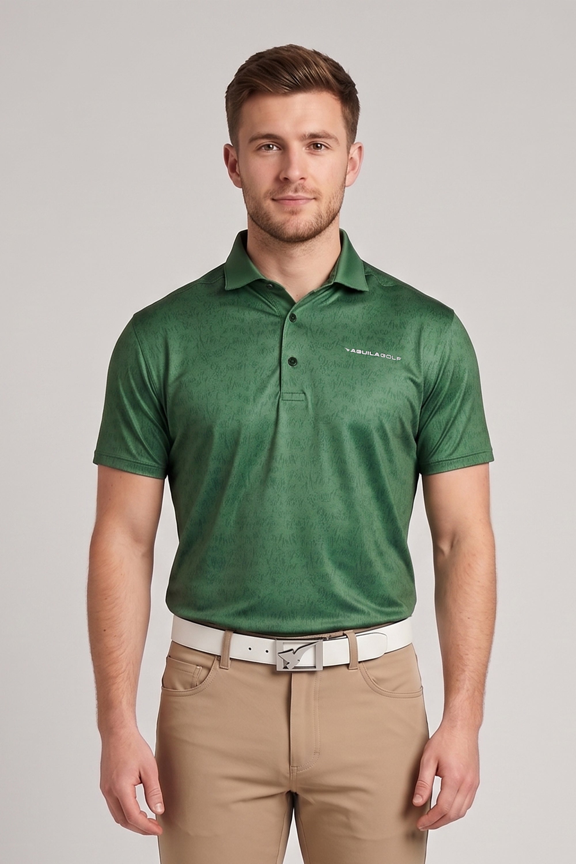 SCARFIT GOLF POLO GREEN