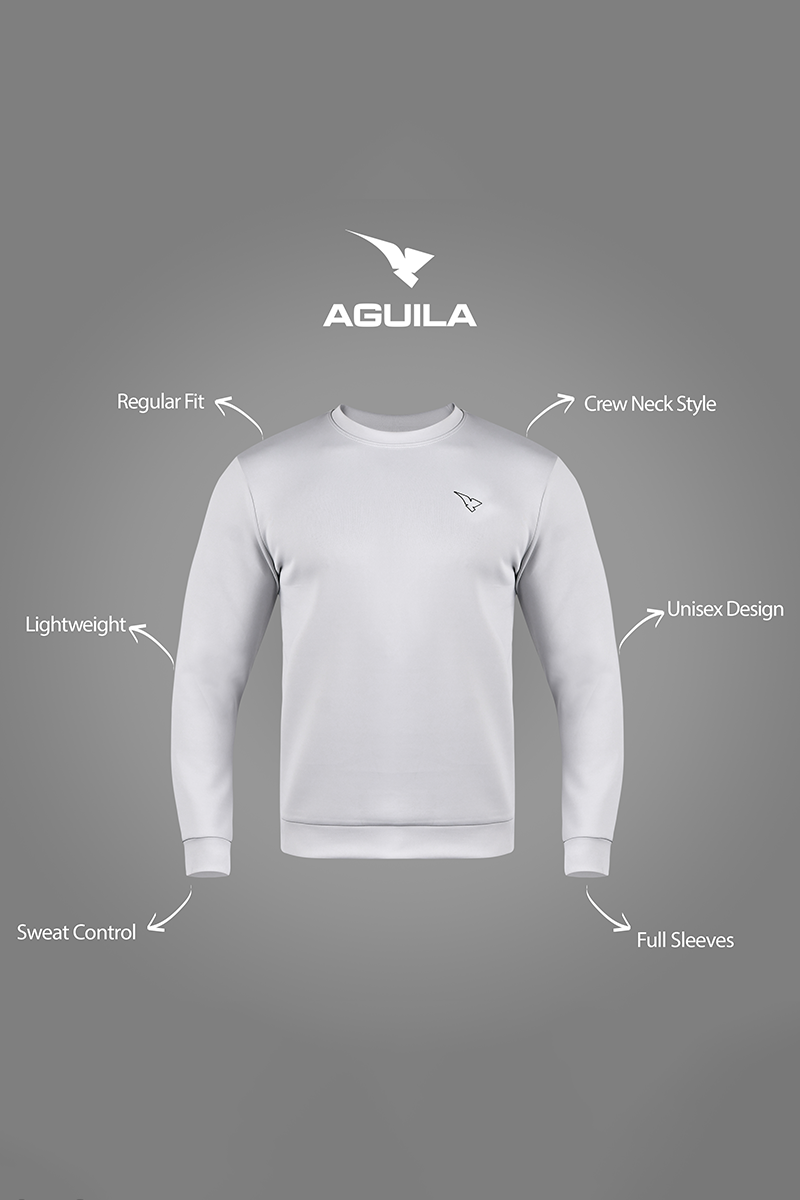Silver Grey Sweat Shirt