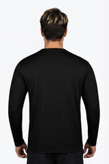 MEN'S LONG SLEEVE T-SHIRT BLACK