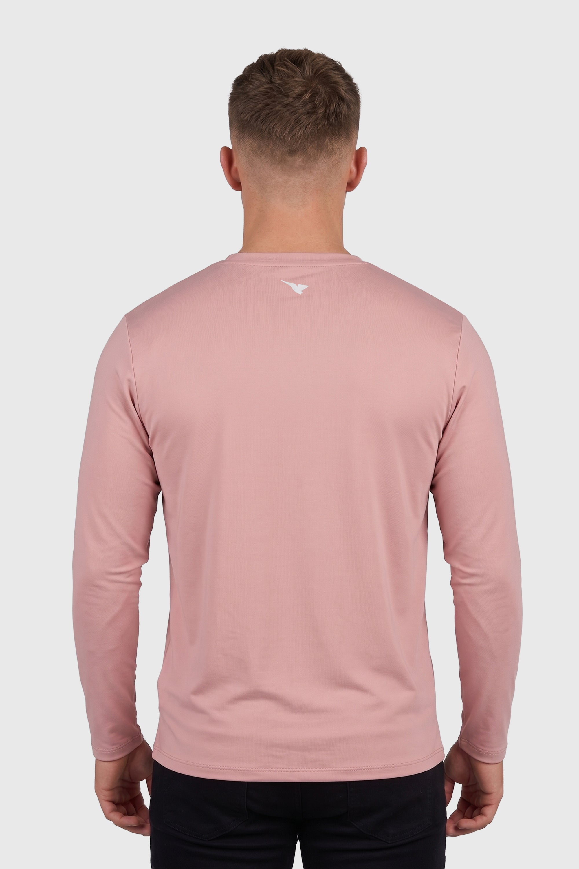 MEN LONGSLEEVE T-SHIRT DUSTY ROSE