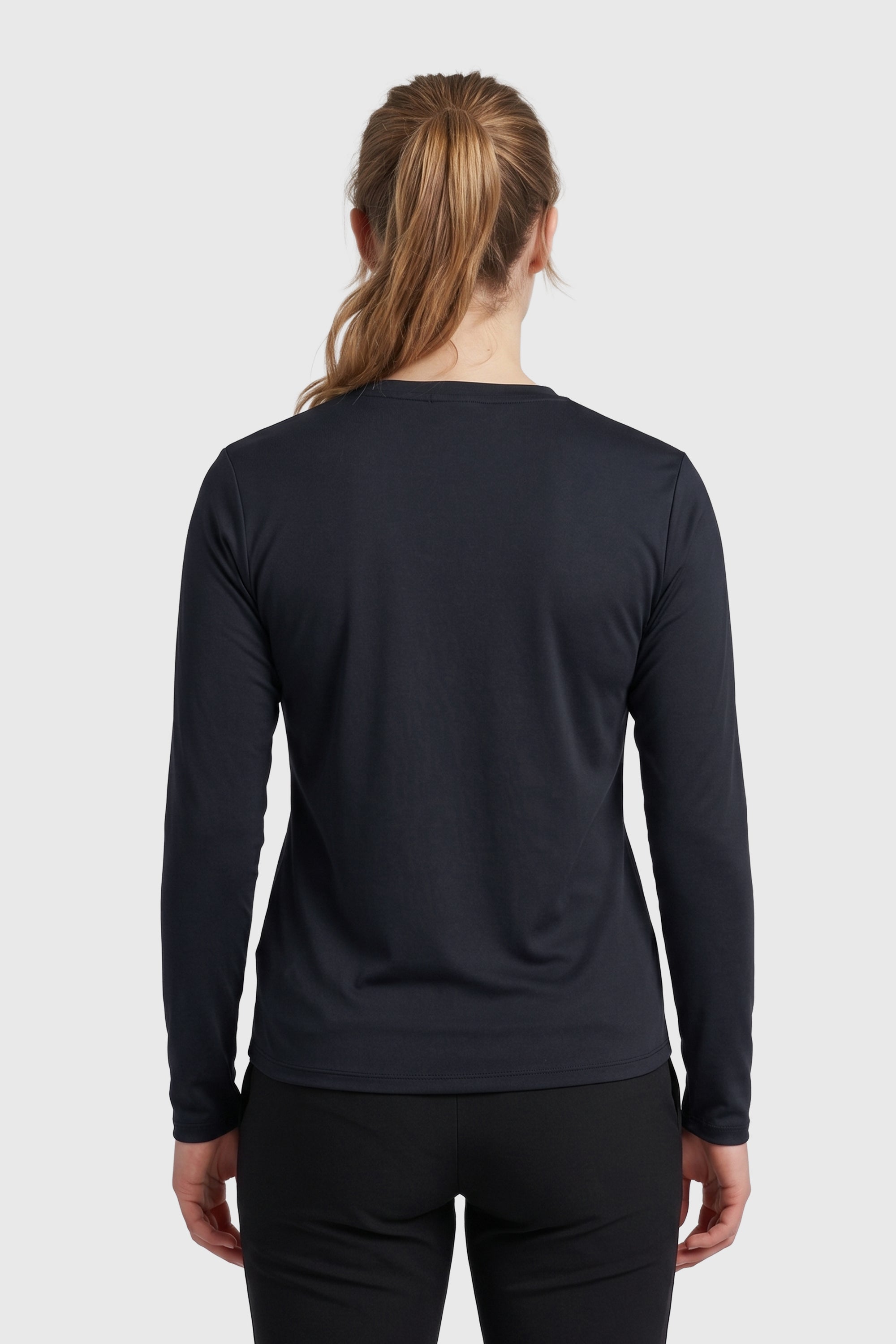 WOMEN LONGSLEEVE SHIRT DEEP BLUE