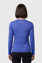 WOMEN LONGSLEEVE SHIRT ROYAL BLUE