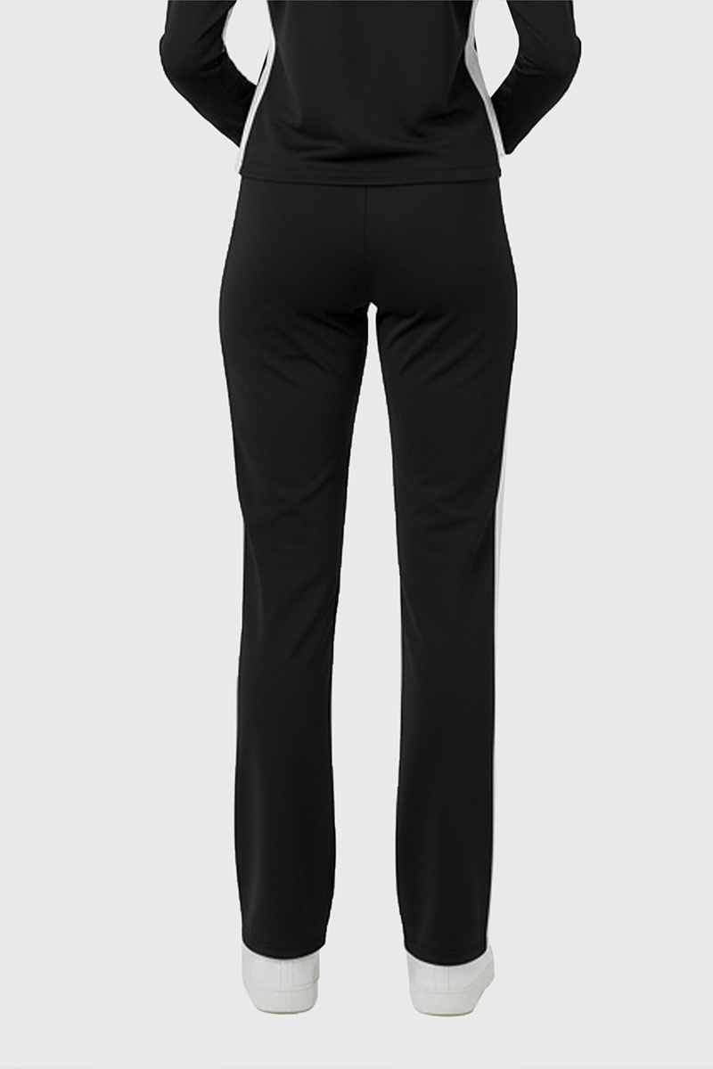Velour Fit Track Pants Black
