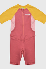 Dolphin Dazzle Light Pink Girls Swim Suit