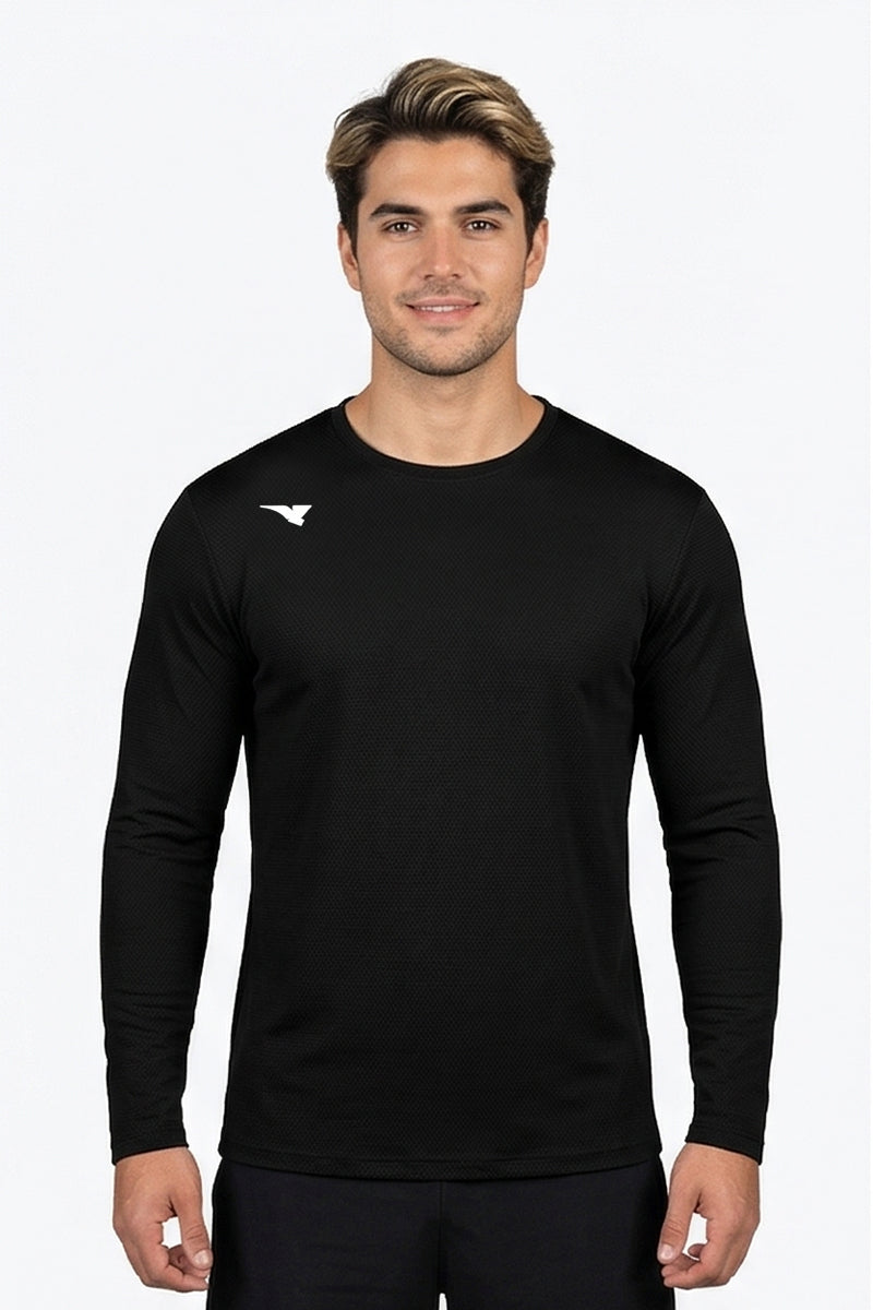 MEN'S LONG SLEEVE T-SHIRT BLACK
